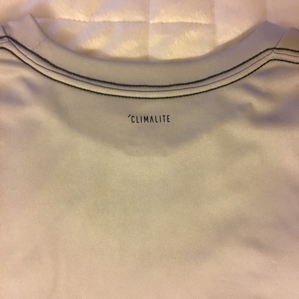 Adidas Grey Long Sleeve Shirt ( SIZE 7) Climalite - Picture 5 of 5